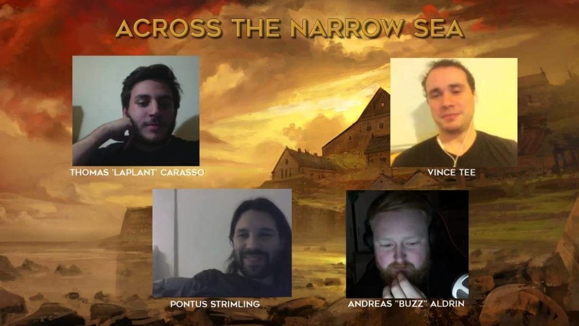Across the Narrow Sea - Ep. 1, in a tête-a-tête with our French lovers