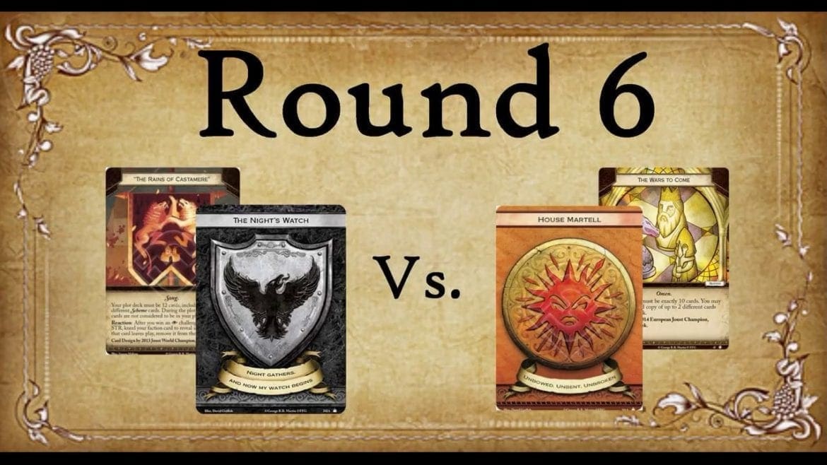 Euros Round 6: Martell Wars Vs. Night's Watch Rains
