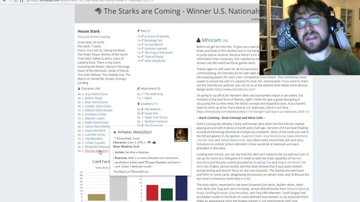 The How & The Why of It: Beating Stark "Lord of the Crossing" in Game of Thrones Second Edition